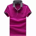 2019U new hugo boss hommess polo tee shirt cotton discount 1957 pourpre